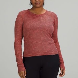 Lulu swift tech long sleeve size 4